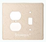 Stonique® Duplex Switch Combo in Biscuit